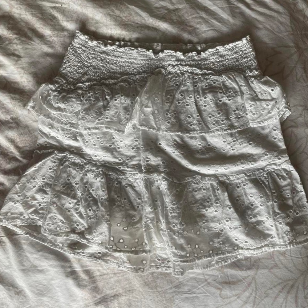 Cotton On White Ruffled Skirt